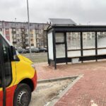 10.01.2022. Końskie. Wiaty przystankowe / Magdalena Galas-Klusek / Radio Kielce