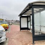 10.01.2022. Końskie. Wiaty przystankowe / Magdalena Galas-Klusek / Radio Kielce