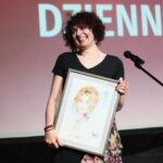 27.06.2021. Kielce. Gala finałowa 29. Plebiscytu Publiczności „O Dziką Różę”. Na zdjęciu: Beata Pszeniczna - laureatka nagrody Portalu Kulturalnego Województwa Świętokrzyskiego PIK / Wiktor Taszłow / Radio Kielce