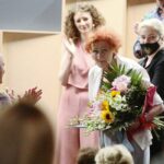 27.06.2021. Kielce. Gala finałowa 29. Plebiscytu Publiczności „O Dziką Różę”. Na zdjęciu (w środku):  Zyta Trych - laureatka nagrody specjalnej / Wiktor Taszłow / Radio Kielce