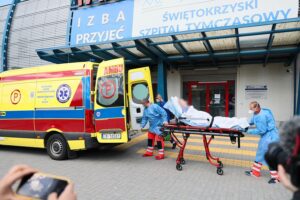 31.05.2021. Kielce. Ostatni pacjent opuścił szpital tymczasowy / Wiktor Taszłow / Radio Kielce