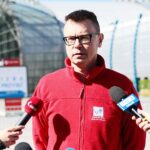 31.05.2021. Kielce. Ostatni pacjent opuścił szpital tymczasowy. Na zdjęciu: Michał Zabojszcz - kierownik szpitala tymczasowego / Wiktor Taszłow / Radio Kielce