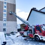 17.01.2022. Kielce. Oderwany tynk na bloku przy ul. Wapiennikowej / Jarosław Kubalski / Radio Kielce