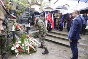 17.09.2021. Kielce. Obchody 82. rocznicy ataku sowietów na Polskę. Na zdjęciu: Piotr Kisiel - radny / Jarosław Kubalski / Radio Kielce