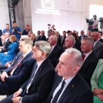 07.06.2021. Kielce. Uroczyste podpisanie i wmurowanie aktu erekcyjnego pod budowę kampusu laboratoriów Głównego Urzędu Miar / Wiktor Taszłow / Radio Kielce