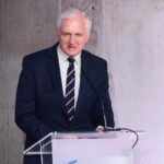 07.06.2021. Kielce. Uroczyste podpisanie i wmurowanie aktu erekcyjnego pod budowę kampusu laboratoriów Głównego Urzędu Miar. Na zdjęciu: Jarosław Gowin - wicepremier, minister rozwoju / Wiktor Taszłow / Radio Kielce