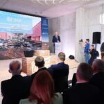 07.06.2021. Kielce. Uroczyste podpisanie i wmurowanie aktu erekcyjnego pod budowę kampusu laboratoriów Głównego Urzędu Miar / Wiktor Taszłow / Radio Kielce