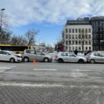 24.01.2022. Kielce. Karambol na ul. Warszawskiej / Jarosław Kubalski / Radio Kielce