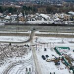 12.01.2022. Kielce. Ulica Krakowska. Skręt do ulicy Za Torem / Jarosław Kubalski / Radio Kielce