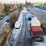 19.01.2022. Kielce. Ulica Mielczarskiego. Plac targowy / Jarosław Kubalski / Radio Kielce