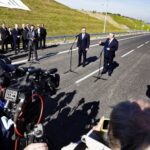 04.10.2021. Widoma. Uroczyste otwarcie kolejnego odcinka trasy S7 / Jarosław Kubalski / Radio Kielce