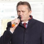 13.12.2021. Kielce. Areszt Śledczy na Piaskach. Upamiętnienie 40. rocznicy wprowadzenia stanu wojennego w Polsce. Na zdjęciu starosta kielecki Mirosław Gębski / Jarosław Kubalski / Radio Kielce