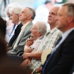 12.07.2021. Michniów. Obchody Dnia Walki i Męczeństwa Wsi Polskiej w 78. rocznicę pacyfikacji wsi Michniów. / Wiktor Taszłow / Radio Kielce