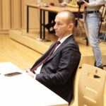 27.01.2022. Kielce. Sesja Sejmiku Województwa Świętokrzyskiego. Na zdjęciu: Sławomir Gierada - radny Sejmiku Województwa Świętokrzyskiego / Wiktor Taszłow / Radio Kielce