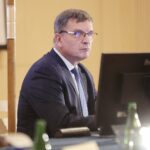 27.01.2022. Kielce. Sesja Sejmiku Województwa Świętokrzyskiego. Na zdjęciu: Andrzej Pruś - przewodniczący Sejmiku Województwa Świętokrzyskiego / Wiktor Taszłow / Radio Kielce