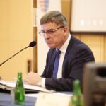 27.01.2022. Kielce. Sesja Sejmiku Województwa Świętokrzyskiego. Na zdjęciu: Andrzej Pruś - przewodniczący Sejmiku Województwa Świętokrzyskiego / Wiktor Taszłow / Radio Kielce