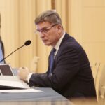 27.01.2022. Kielce. Sesja Sejmiku Województwa Świętokrzyskiego. Na zdjęciu: Andrzej Pruś - przewodniczący Sejmiku Województwa Świętokrzyskiego / Wiktor Taszłow / Radio Kielce