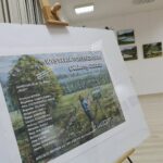 28.01.2022. Ciekoty. Wernisaż wystawy poplenerowej "Ciekoty 2020" autorstwa Skarżyskiego Klubu Twórców "SKART" / Wiktor Taszłow / Radio Kielce