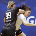 28.01.2022. Kielce. Mecz 15. kolejki PGNIG Superligi. Korona Handball - FunFloor Perła Lublin / Wiktor Taszłow / Radio Kielce