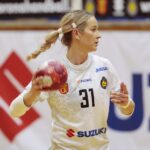 28.01.2022. Kielce. Mecz 15. kolejki PGNIG Superligi. Korona Handball - FunFloor Perła Lublin / Wiktor Taszłow / Radio Kielce