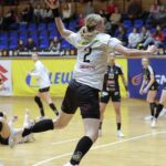28.01.2022. Kielce. Mecz 15. kolejki PGNIG Superligi. Korona Handball - FunFloor Perła Lublin / Wiktor Taszłow / Radio Kielce