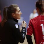 28.01.2022. Kielce. Mecz 15. kolejki PGNIG Superligi. Korona Handball - FunFloor Perła Lublin / Wiktor Taszłow / Radio Kielce