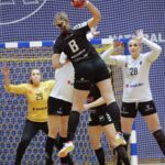 28.01.2022. Kielce. Mecz 15. kolejki PGNIG Superligi. Korona Handball - FunFloor Perła Lublin / Wiktor Taszłow / Radio Kielce