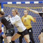 28.01.2022. Kielce. Mecz 15. kolejki PGNIG Superligi. Korona Handball - FunFloor Perła Lublin / Wiktor Taszłow / Radio Kielce