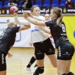 28.01.2022. Kielce. Mecz 15. kolejki PGNIG Superligi. Korona Handball - FunFloor Perła Lublin / Wiktor Taszłow / Radio Kielce