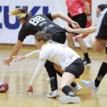 28.01.2022. Kielce. Mecz 15. kolejki PGNIG Superligi. Korona Handball - FunFloor Perła Lublin / Wiktor Taszłow / Radio Kielce