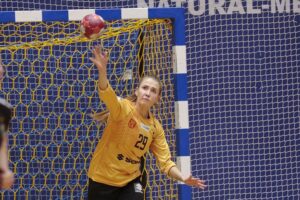 28.01.2022. Kielce. Mecz 15. kolejki PGNIG Superligi. Korona Handball - FunFloor Perła Lublin / Wiktor Taszłow / Radio Kielce