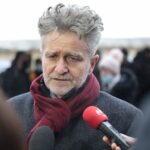 24.12.2021. Kielce. Wigilia dla samotnych, ubogich i bezdomnych. Na zdjęciu: Krzysztof Słoń - senator / Wiktor Taszłow / Radio Kielce