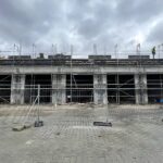 03.01.2022. Kielce. Nowoczesne garaże i magazyny przy Komendzie Wojewódzkiej Państwowej Straży Pożarnej w Kielcach / Wiktor Taszłow / Radio Kielce