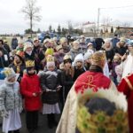 06.01.2022. Leszczyny. Orszak Trzech Króli / Wiktor Taszłow / Radio Kielce