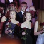 08.01.2022. Kielce. Hotel Binkowski. Studniówka II LO im. Jana Śniadeckiego w Kielcach i I Społecznego LO w Kielcach / Wiktor Taszłow / Radio Kielce