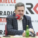 09.01.2022. Studio Polityczne Radia Kielce. Na zdjęciu: Jarosław Karyś - PiS / Wiktor Taszłow / Radio Kielce