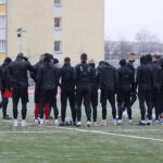 10.01.2022. Kielce. Trening Korony Kielce / Wiktor Taszłow / Radio Kielce