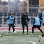 10.01.2022. Kielce. Trening Korony Kielce / Wiktor Taszłow / Radio Kielce