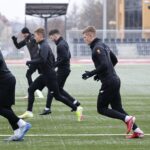 10.01.2022. Kielce. Trening Korony Kielce / Wiktor Taszłow / Radio Kielce