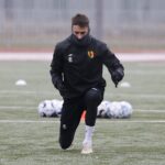 10.01.2022. Kielce. Trening Korony Kielce / Wiktor Taszłow / Radio Kielce