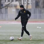 10.01.2022. Kielce. Trening Korony Kielce / Wiktor Taszłow / Radio Kielce