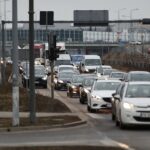 10.01.2022. Kielce. Wypadek na skrzyżowaniu ul. Żelaznej i Czarnowskiej / Wiktor Taszłow / Radio Kielce