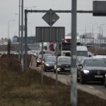 10.01.2022. Kielce. Wypadek na skrzyżowaniu ul. Żelaznej i Czarnowskiej / Wiktor Taszłow / Radio Kielce