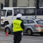 10.01.2022. Kielce. Wypadek na skrzyżowaniu ul. Żelaznej i Czarnowskiej / Wiktor Taszłow / Radio Kielce