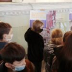 13.01.2022. Chmielnik. Wystawa „Zagłada Żydów europejskich” / Wiktor Taszłow / Radio Kielce