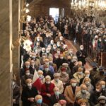 11.11.2021. Kielce. Bazylika katedralna. Msza święta w intencji Ojczyzny / Wiktor Taszłow / Radio Kielce