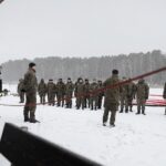 22.01.2022. Cedzyna. Wspólne ćwiczenia WOT i PSP / Wiktor Taszłow / Radio Kielce