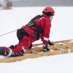 22.01.2022. Cedzyna. Wspólne ćwiczenia WOT i PSP / Wiktor Taszłow / Radio Kielce