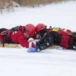 22.01.2022. Cedzyna. Wspólne ćwiczenia WOT i PSP / Wiktor Taszłow / Radio Kielce