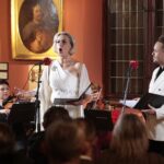 22.01.2022. Sandomierz. Koncert charytatywny dla Bartusia Przychodzkiego. Na zdjęciu: Renata Drozd - sopran, Jakub Milewski - baryton / Wiktor Taszłow / Radio Kielce